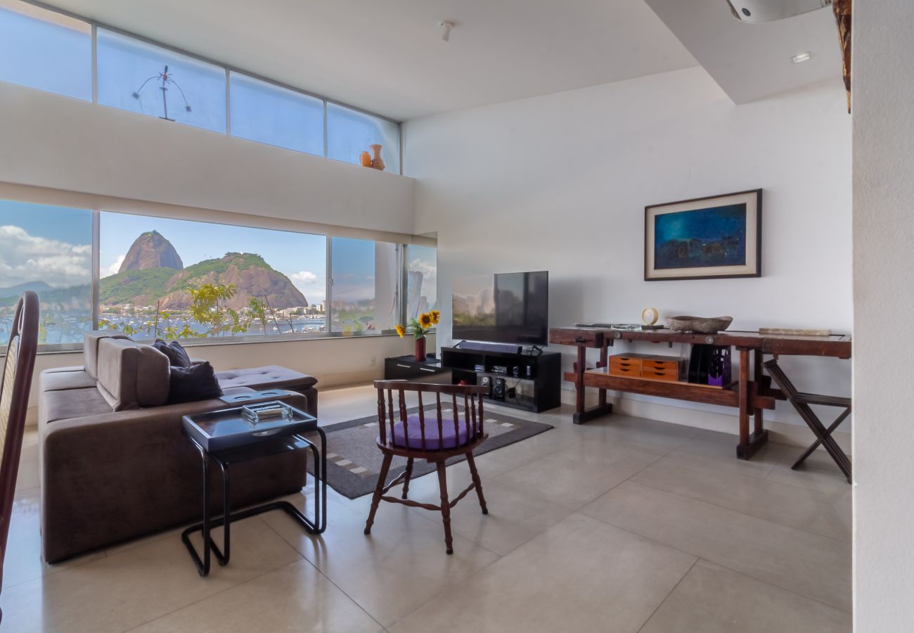 Apartamento en Rio de Janeiro - Vista Deslumbrante del Pan de Azúcar - PB1201